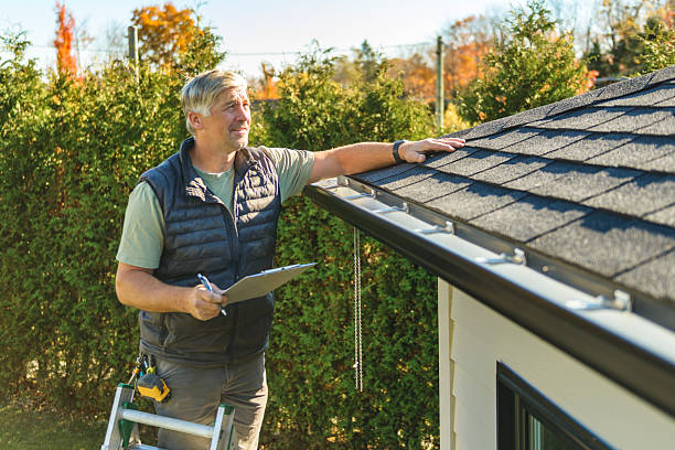 Professional Commercial Roofing technician working in Amherst, MA